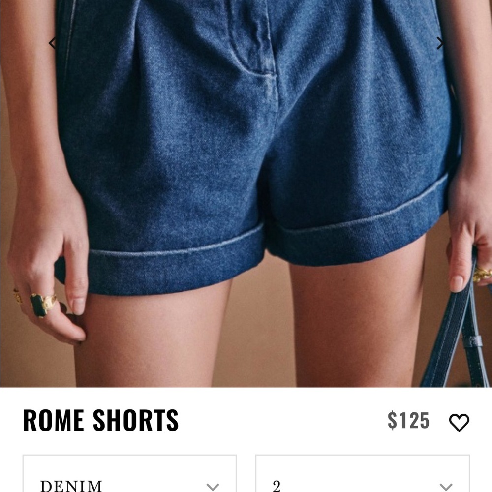 Sezane Rome Shorts
